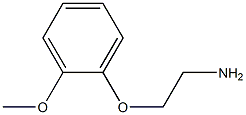 2-(2-甲氧基苯氧基)乙胺,,结构式