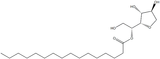 山梨醇酐单棕榈酸酯 结构式