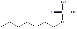 Ethylene glycol monobutyl ether phosphate Structure
