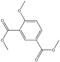 4-甲氧基-间苯二甲酸二甲酯, , 结构式