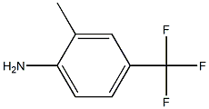 2-甲基-4-三氟甲基苯胺,,结构式
