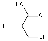 2-amino-3-mercapto-propanoic acid Structure