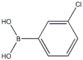 间氯苯基硼酸,,结构式