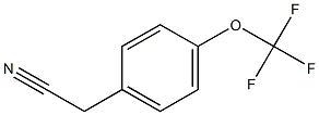 4-trifluoromethoxybenzeneacetonitrile Structure