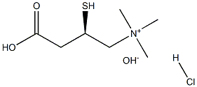 (R)-(3-carboxy-2-mercaptopropyl)trimethylammonium hydroxide hydrochloride