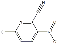 6-氯-2-氰基-3-硝基吡啶,,结构式