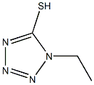 1-乙基-5-巯基四氮唑, , 结构式