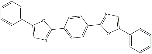 1,4-双(5-苯基-2-恶唑基)苯, , 结构式