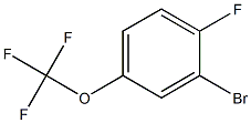 1-溴-2-氟-5-三氟甲氧基苯,,结构式