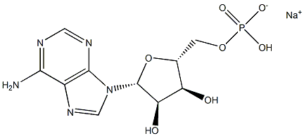 5'-adenosine monophosphate monosodium salt Structure