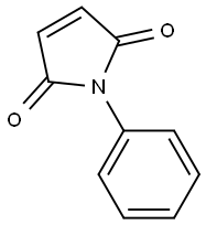 N-苯基丁烯二酰亚胺, , 结构式