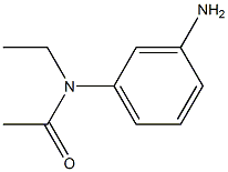 N-ethyl m-aminoacetanilide Structure