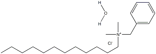 水处理剂十二烷基二甲基苄基氯化铵, , 结构式