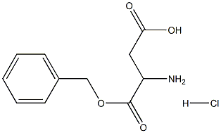 DL- aspartic acid benzyl ester hydrochloride Struktur