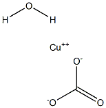 Copper carbonate monohydrate Structure