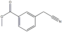 3-CYANOMETHYLBENZOIC ACID METHYL ESTER Struktur