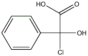 混旋邻氯扁桃酸, , 结构式