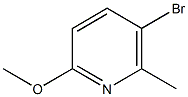 5-溴-2-甲氧基-6-甲基吡啶, , 结构式
