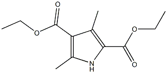 2,4-二甲基吡咯-3,5-二甲酸二乙酯 结构式