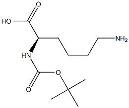 BOC-D-赖氨酸,,结构式