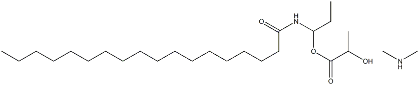 Stearamidopropyl dimethylamine lactate Structure