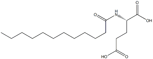 N-LAUROYL-L-GLUTAMIC ACID Structure