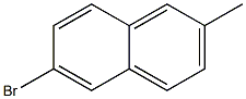 6-溴-2-甲基萘 结构式