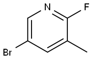 5-Bromo-2-fluoro-3-methylpyridine Structure