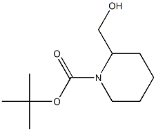 N-Boc-2-piperidinemethanol Structure
