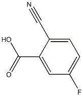 2-cyano-5-fluorobenzoic acid Structure