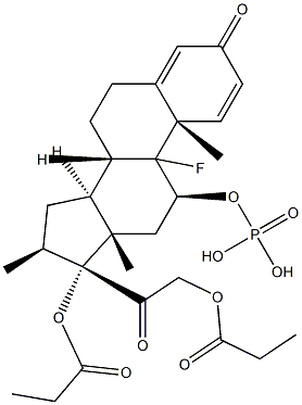 Betamethasone phosphate Struktur