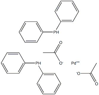 二三苯基膦醋酸钯,,结构式