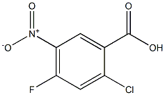 2-chloro-4-fluoro-5-nitrobenzoic acid Struktur