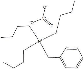 苄基三丁基硝酸铵, , 结构式