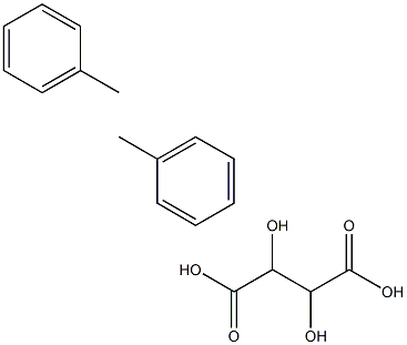 Di-p-methylbenzene L-tartaric acid Structure