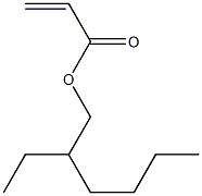 2-ethylhexyl acrylate 化学構造式