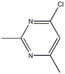 4-氯-2,6-二甲基嘧啶,,结构式