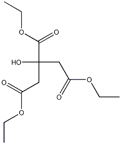 枸椽酸三乙酯 结构式