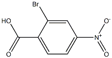 2-溴-4-硝基苯甲酸, , 结构式