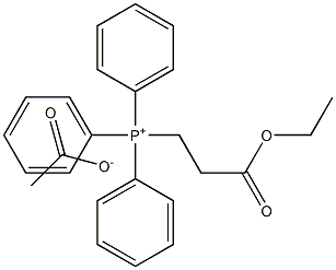乙氧甲酰基乙基三苯基醋酸膦 结构式