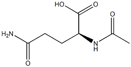 N-乙酰-L-谷酰胺,,结构式