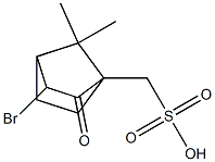 3-溴樟脑-10-磺酸, , 结构式