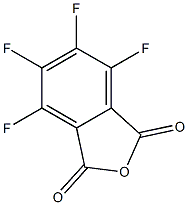3,4,5,6-tetrafluorophthalic anhydride Structure