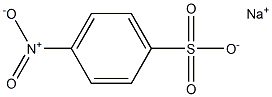 对硝基苯磺酸钠, , 结构式