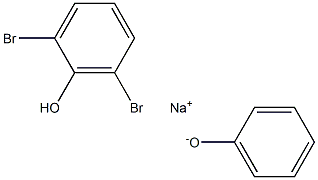 2,6-dibromophenol sodium phenolate Struktur