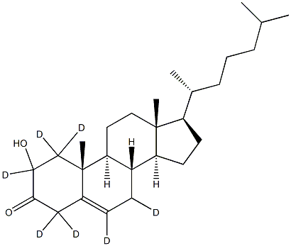 3-Keto Cholesterol-d7, , 结构式