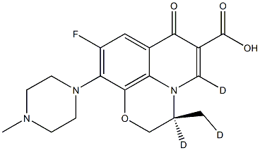 Levofloxacin-d3 Struktur