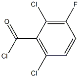 2,6-Dichloro-3-fluorobenzoyl chioride Structure