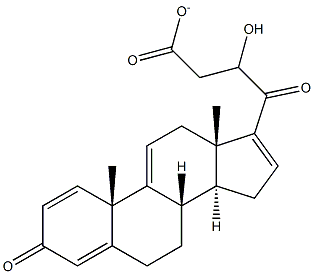 21-HYDROXY-PREGN-1.4.9(11),16(17)-TETRAENE-3.20-DIONE-21-ACETATE