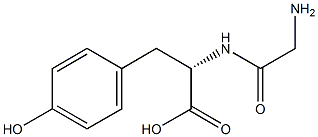 GLYCYL-L-TRYOSINE 结构式